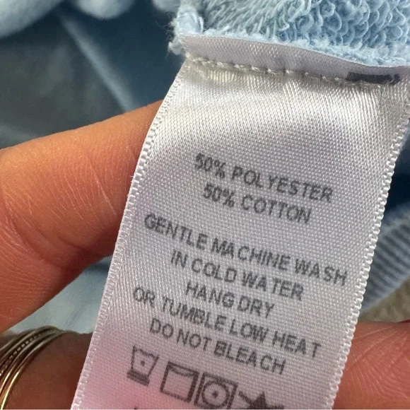 I STOLE MY BOYFRIEND'S SHIRT sweatshirt pullover crewneck embroidered large - Picture 6 of 8